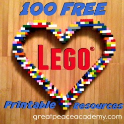 100 Free LEGO Learning Printables - Great Peace Academy
